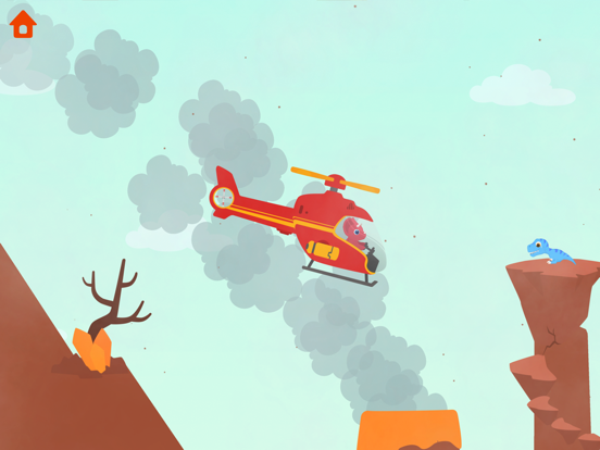 Dinosaur Helicopter Kids Games screenshot 2