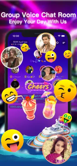 Game screenshot ViYa - Group Voice Chat Rooms apk