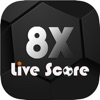 8X live score