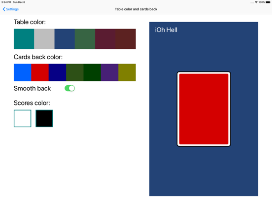 iOh Hell iPad screenshot
