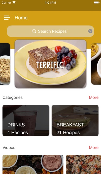 Foodster recipes Screenshot