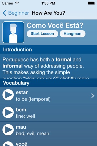 Learn Portuguese - Tudo Bemのおすすめ画像3