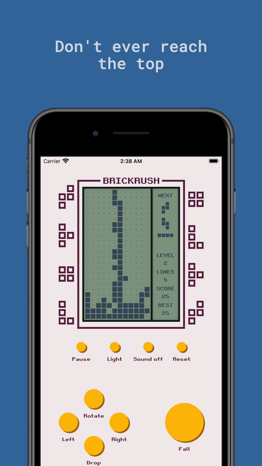 #5. Brick Rush: Block Puzzle Game (iOS) 来自: Kanwar Abhijit Singh