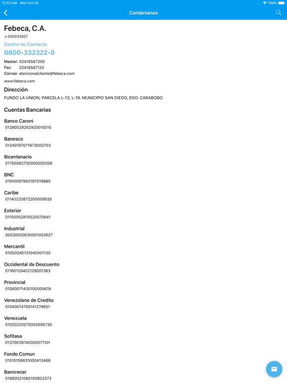 Catálogo Digital Febeca C.A. iPad screenshot 10 - Shopping app