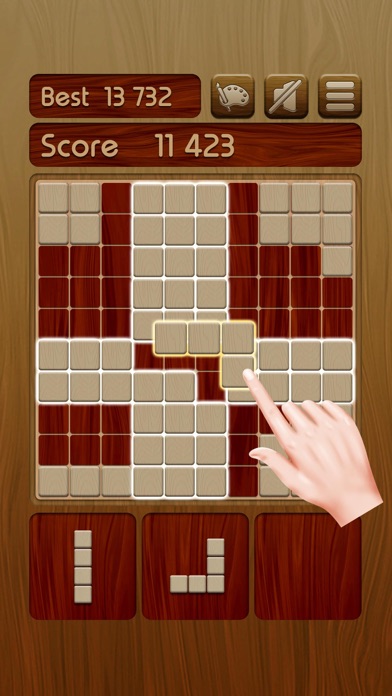 Screenshot #1 pour Woody Block Puzzle Brain Game