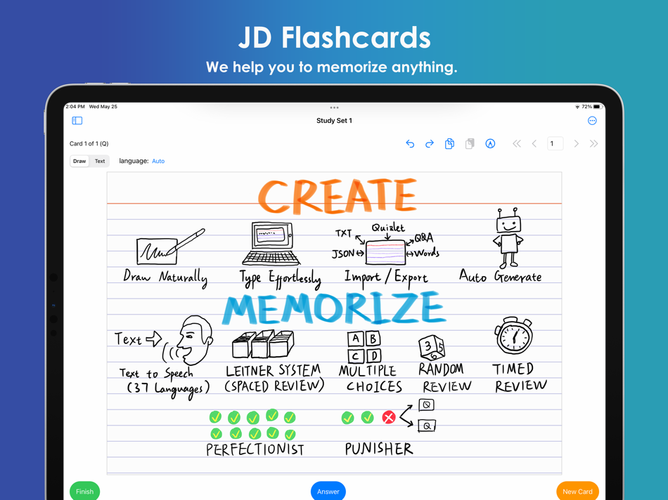 #1. JD Flashcards (iOS) Podle: Honghai Gu