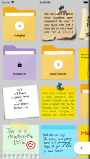 sticky notes + widget memo iphone screenshot 1