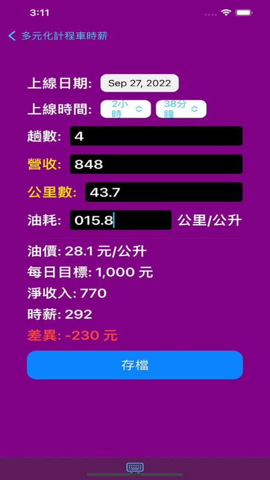 #4. 多元計程車時薪 (iOS) 由: chewang wu
