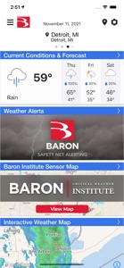 Baron Critical Weather screenshot #1 for iPhone