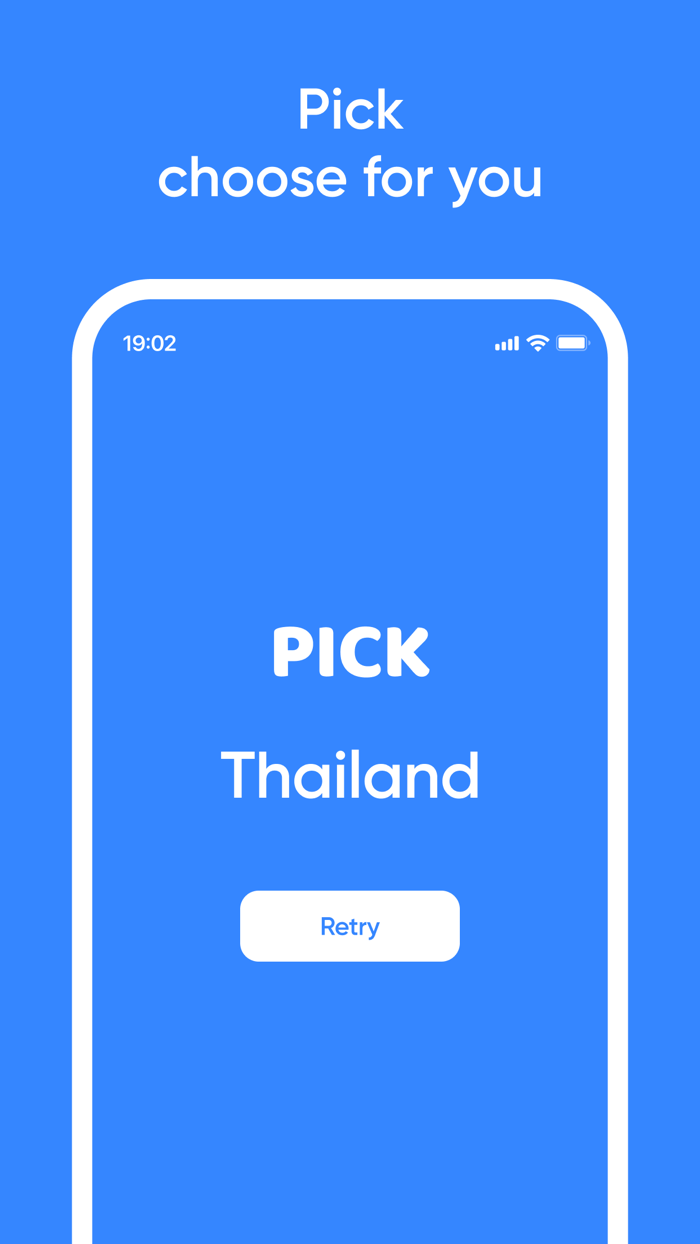 Pick - Make a choice