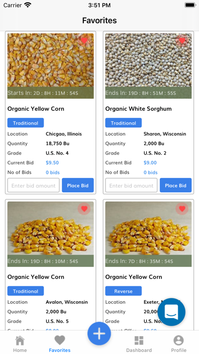 Organic Crop Exchange Screenshot