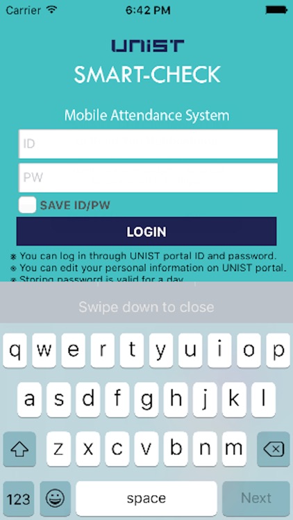 UNIST Mobile Attendance System