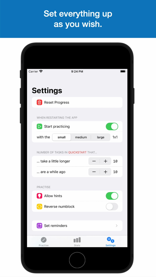 #4. 1x1: Multiplication tables (iOS) Podle: Benedikt Schreiner