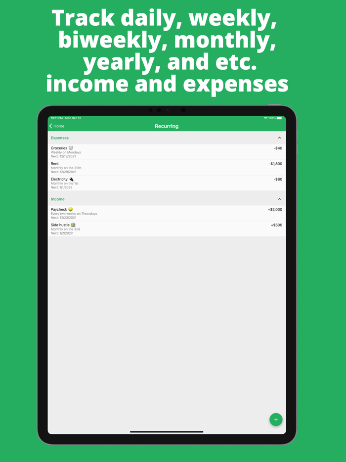 EveryTwo Biweekly Budgeting