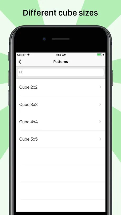 Patterns for Magic Cube