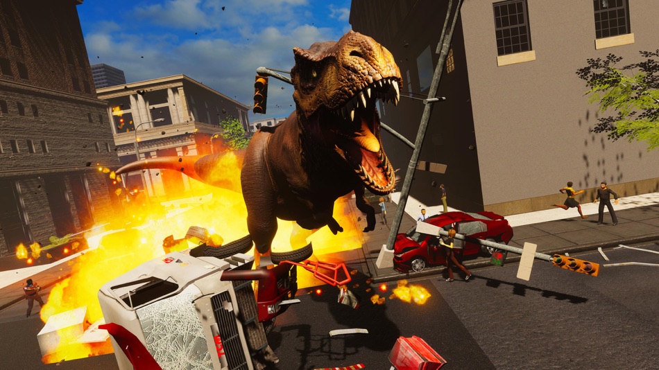 #4. T-rex Simulator City World (iOS) 由: Vipera Games sp. z o.o.