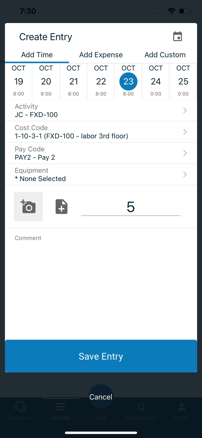 Clock Mobile 12 for KEY2ACT