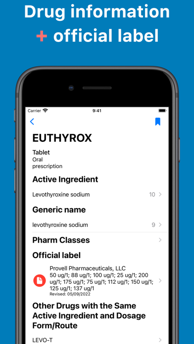 Drug Guide & Medication Screenshot