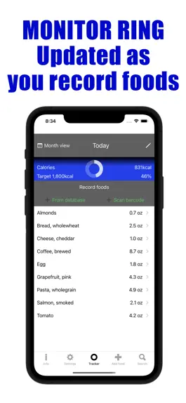 Game screenshot Calorie Counter and Tracker hack