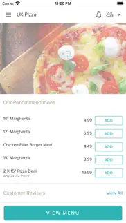 uk pizza. iphone screenshot 1