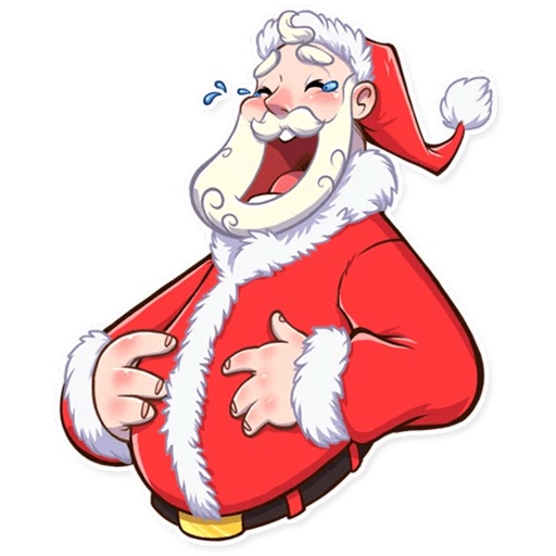 Christmas Santa Funny Stickers