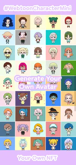 Game screenshot K-pop Webtoon Character Mini apk