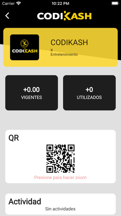 CodiKash Clientes Screenshot