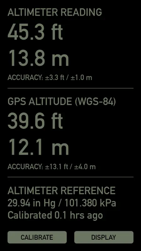 Pro Altimeter - Barometric+GPS screenshot 2 of 5
