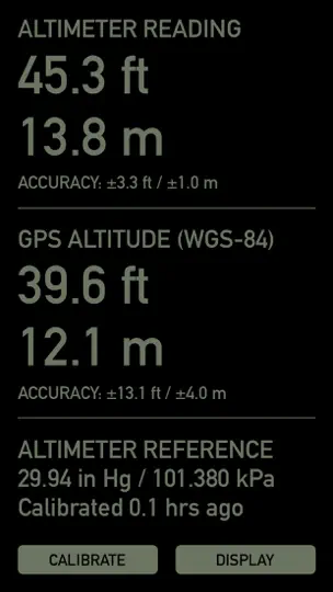 Pro Altimeter - Barometric+GPS iPhone Screenshot 2