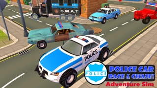 Police Car Race Chase Sim 911のおすすめ画像1