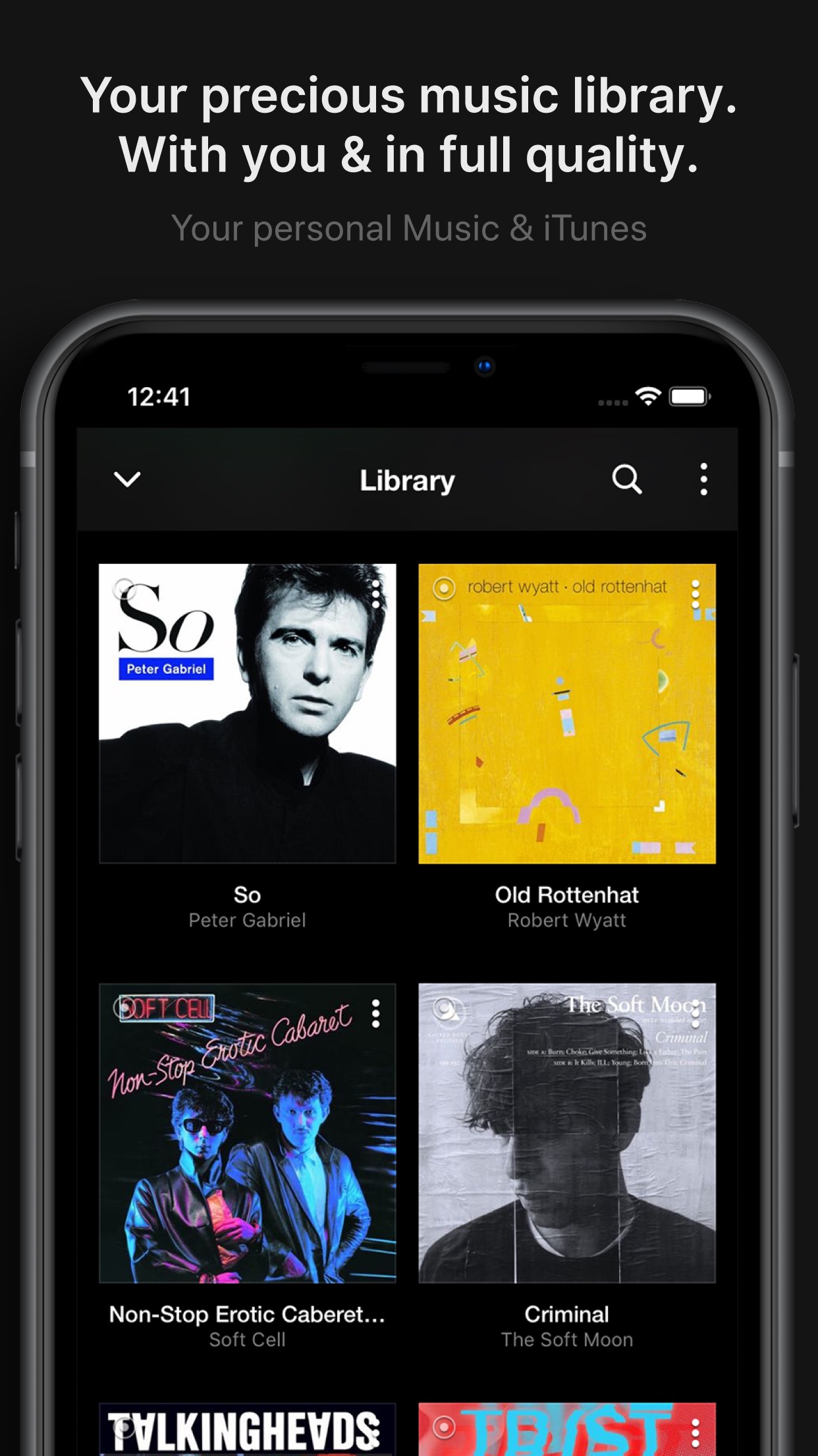 Screenshot do app VOX – MP3 & FLAC Music Player