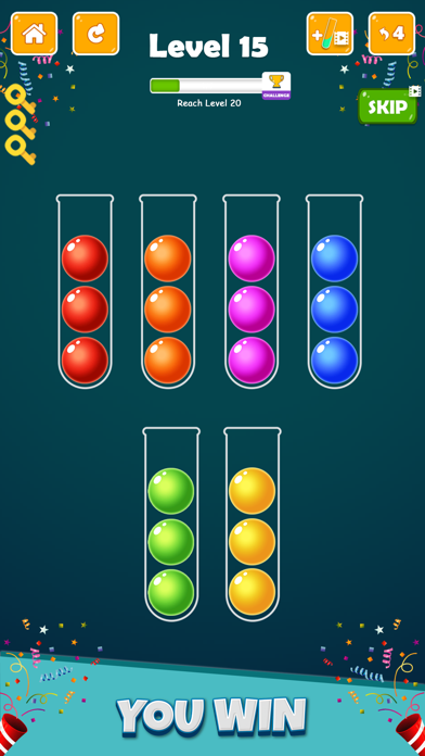 Ball Color Sort Puzzle Games Screenshot