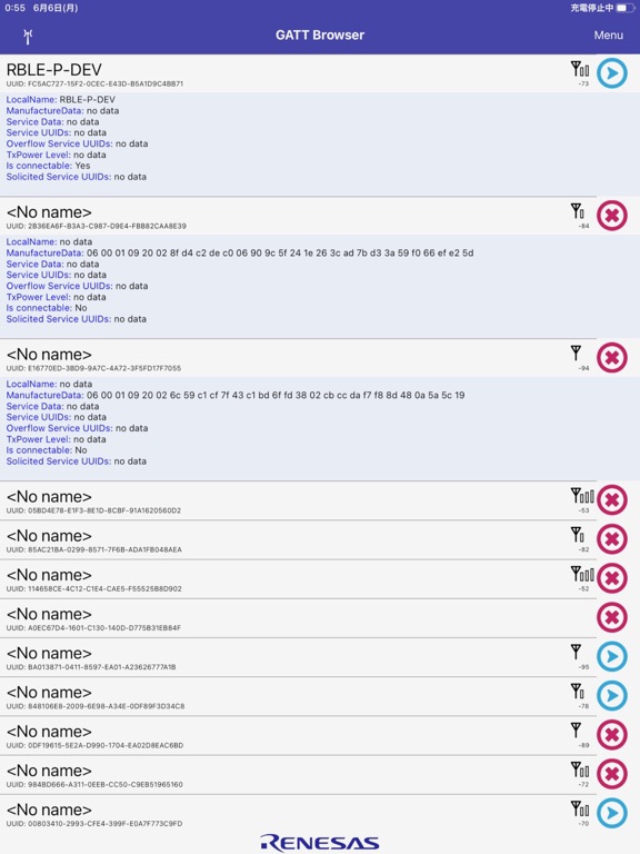 Screenshot #5 pour GATTBrowser