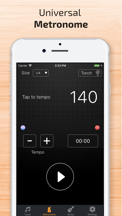 Guitar Tuner & Tempo Metronome Screenshot