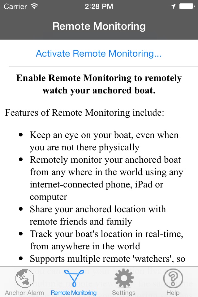 Anchor Alarm for Boaters screenshot 2