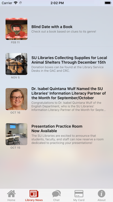 Salisbury University Libraries Screenshot