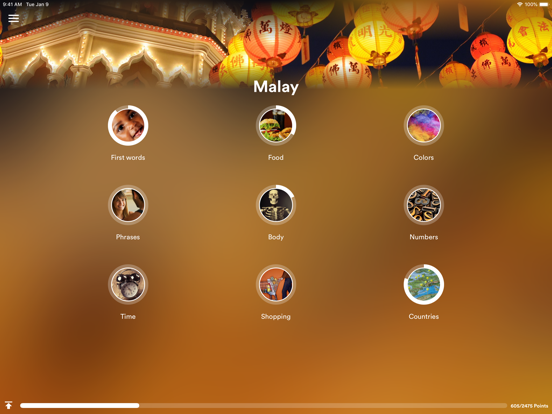 Learn Malay - EuroTalk iPad screenshot 1 - Education app