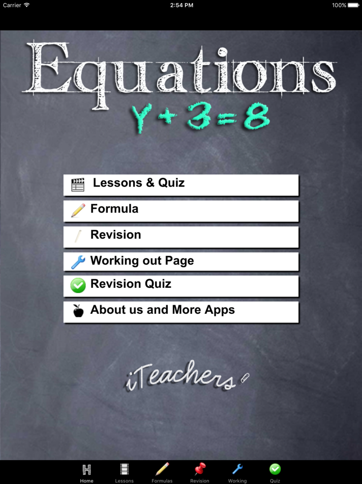 #1. Equations Maths (iOS) 由: D.P STACE & G.J STACE & S.A WILLIAMS