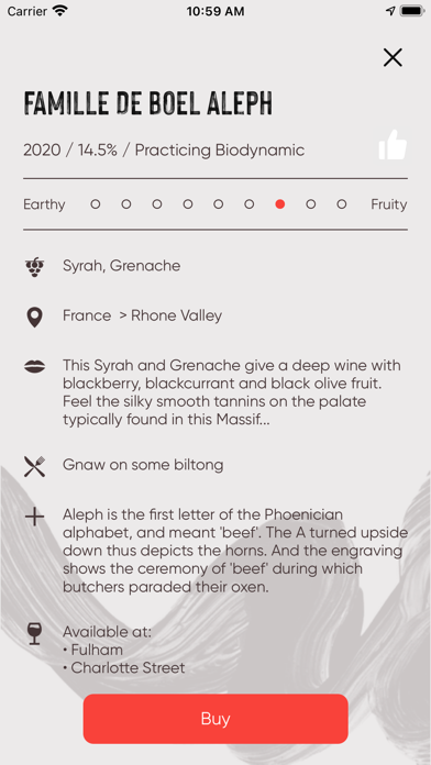 Vagabond Wines Screenshot