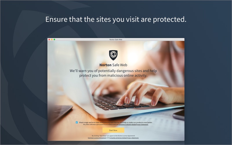 Screenshot #1 pour Norton Safe Web