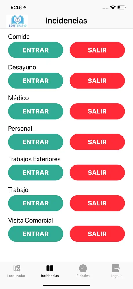 Fichaje Virtual