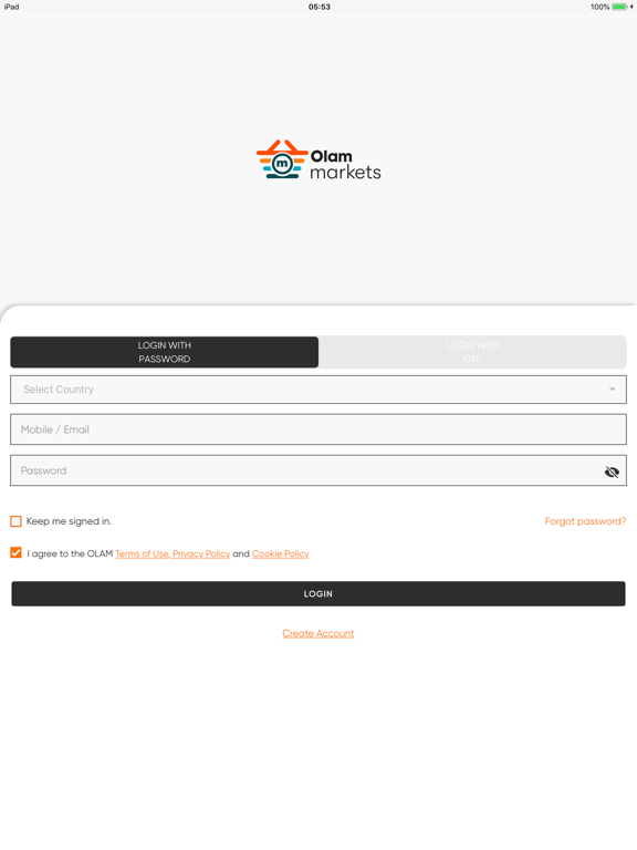 Olam Market iPad screenshot 5 - Business app