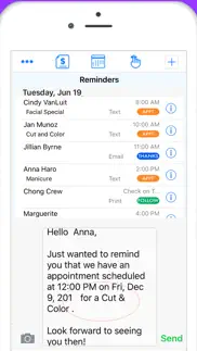 nail tech schedule & reminder iphone screenshot 4