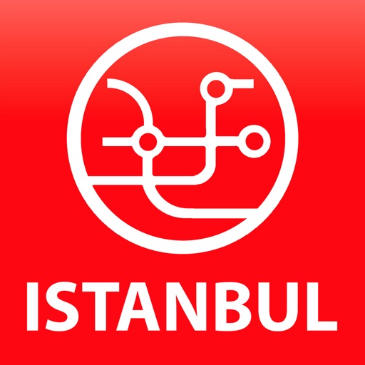 Public transport map Istanbul Icon