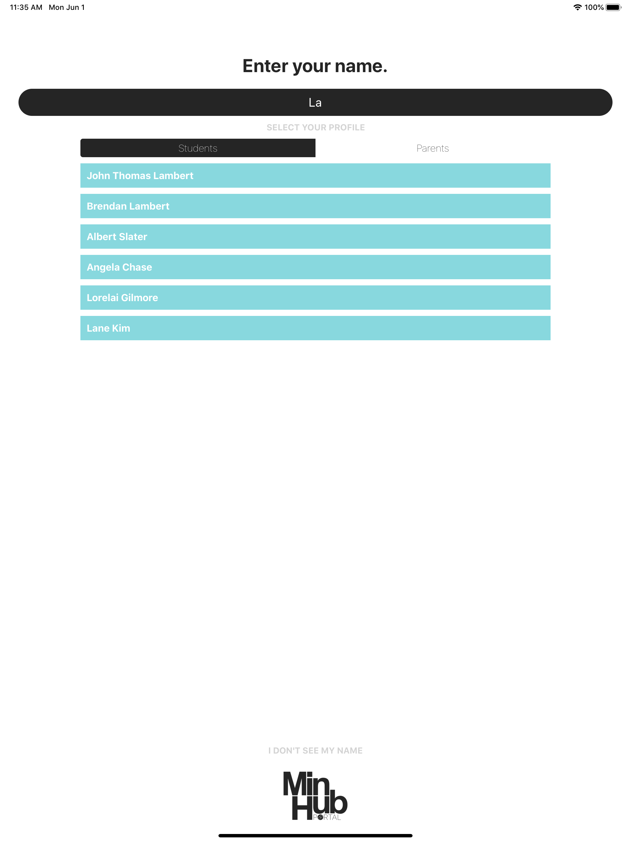 MinHub Portal