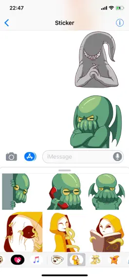 Game screenshot Alien Cute Pun Funny Stickers hack