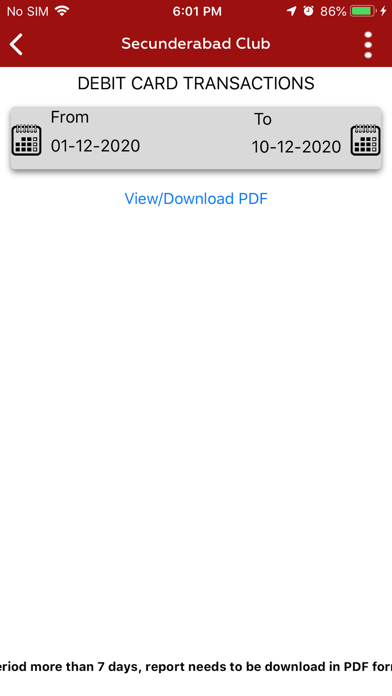 Secunderabad Club Screenshot
