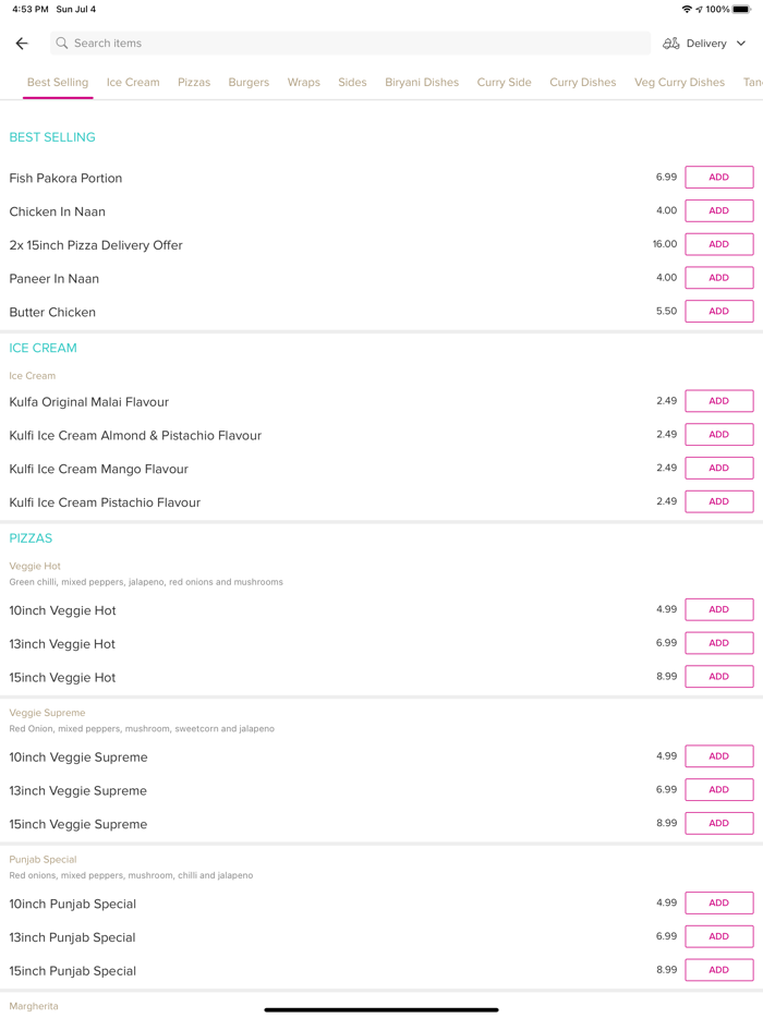 Punjab Pizza And Grill