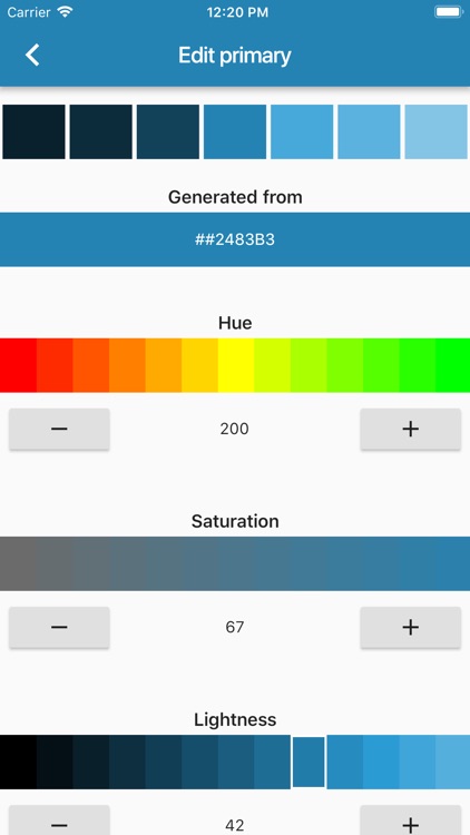 Modern Colour Picker