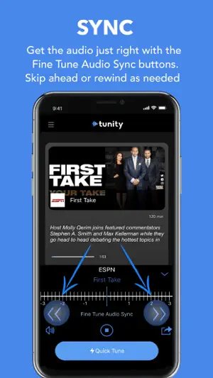 Tunity: Hear Any Muted TV Live screenshot 4